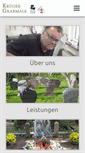 Mobile Screenshot of kruegergrabmale.de